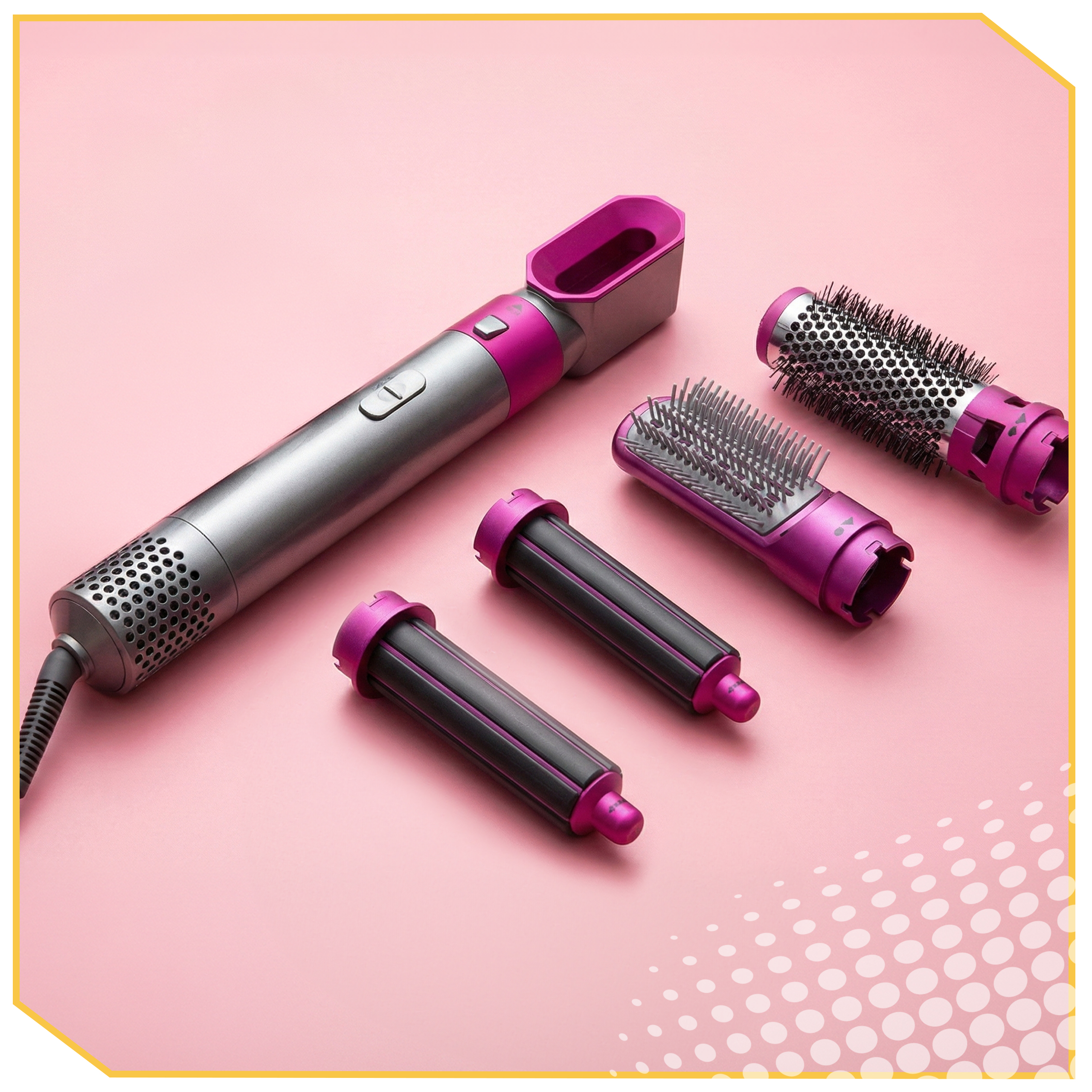 Suszarka do włosów suszarko-lokówka PROFESJONALNA JONIZACJA STYLER KOMPLET Moc 1000 W